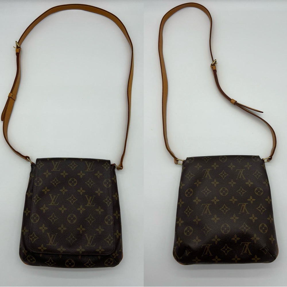 Authentic Louis Vuitton vintage monogram musette Salsa PM sling bag - Picture 6 of 16